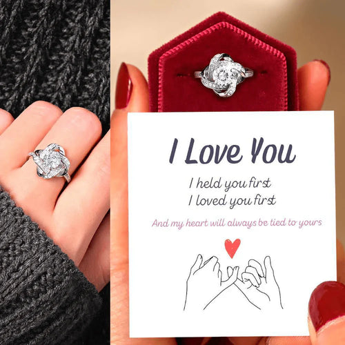 Mother Daughter – Love Knot Ring – I Held You First