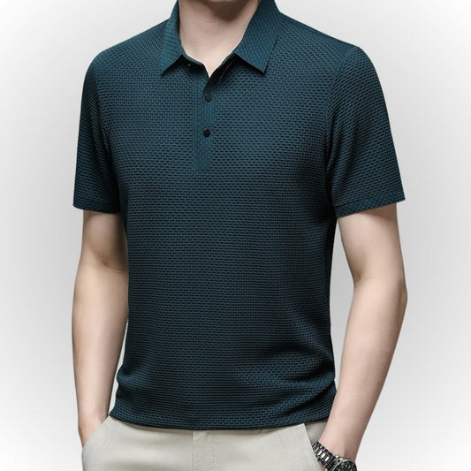 AARON - Luxury Textured Men's Polo-Shirt