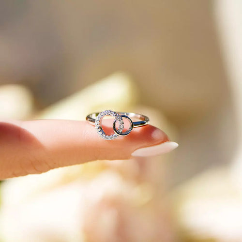 Mother Daughter Forever Linked Ring