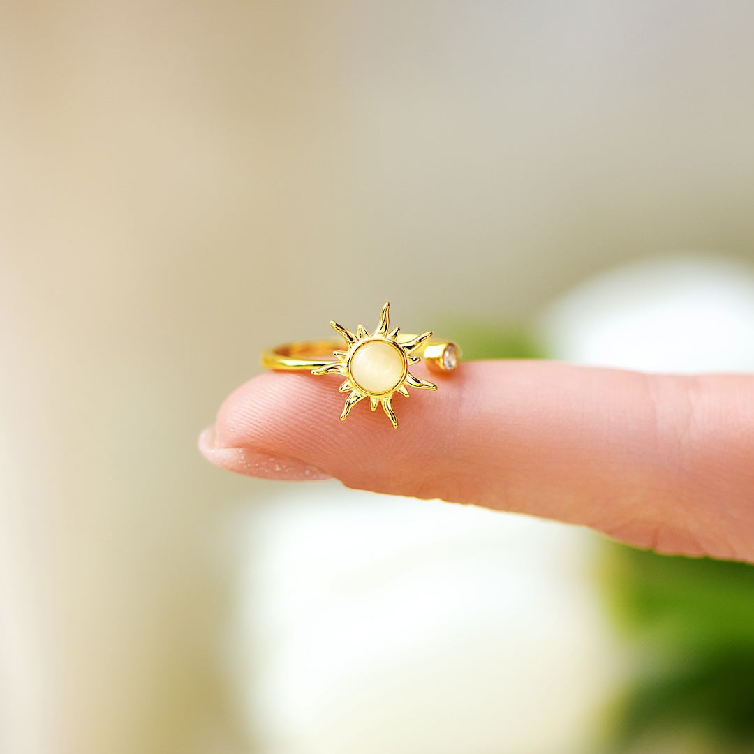 To My Daughter Sun Fidget Ring