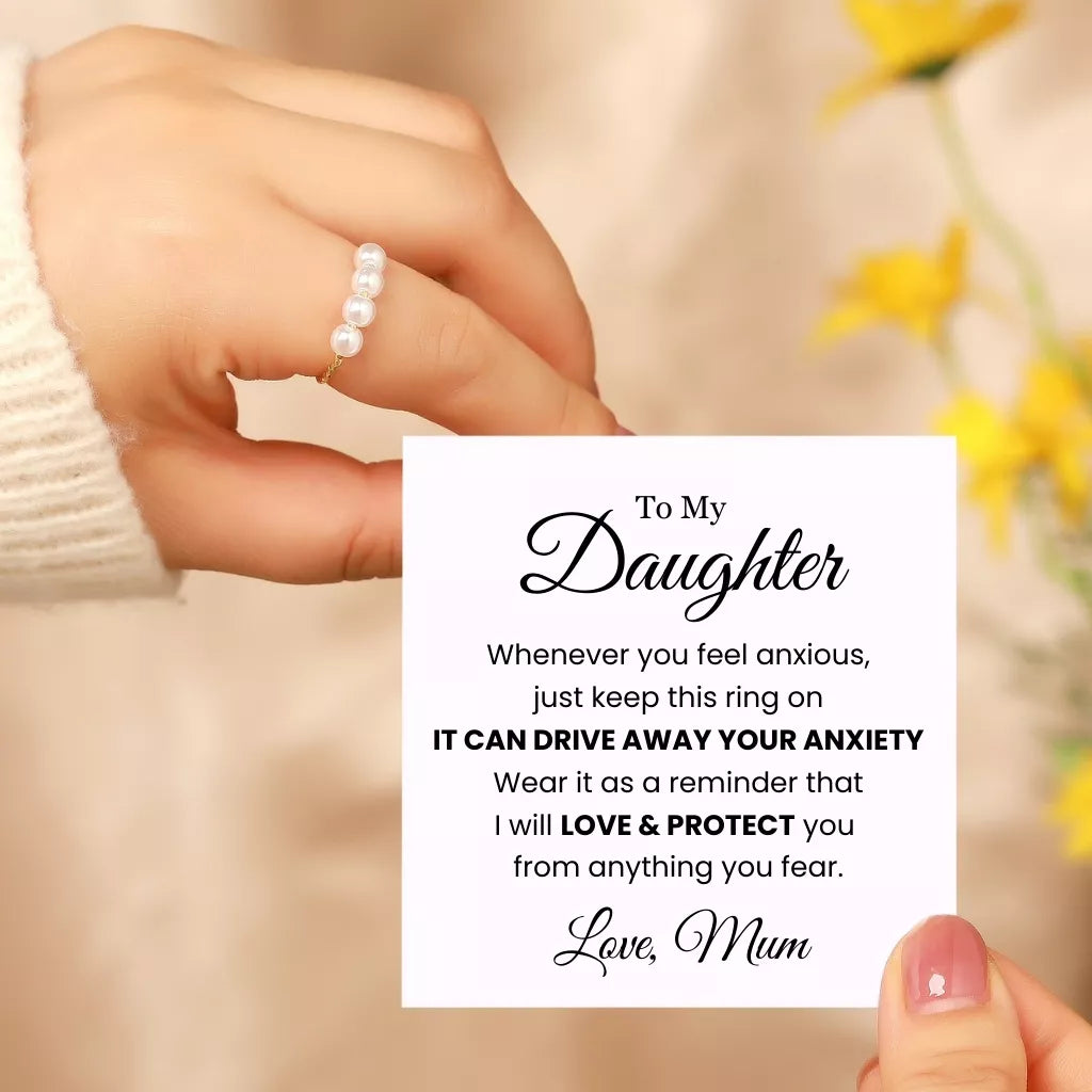 To My Daughter – Pearl Fidget Ring