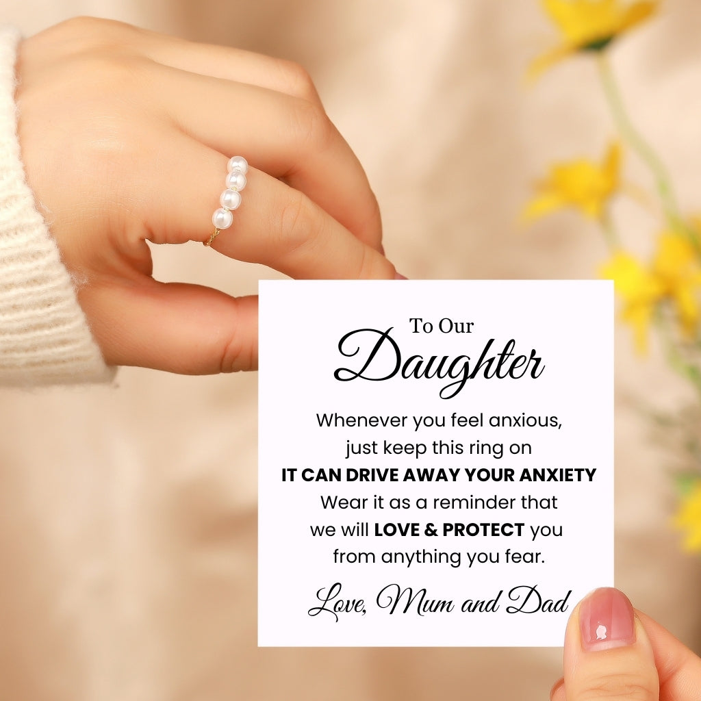 To My Daughter – Pearl Fidget Ring