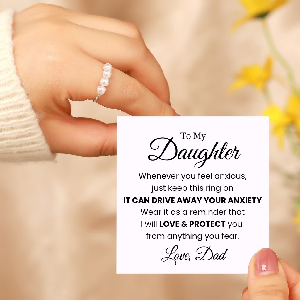 To My Daughter – Pearl Fidget Ring