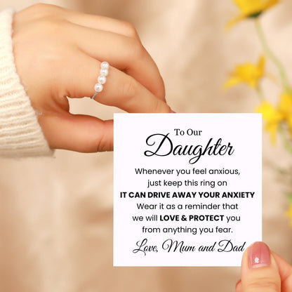 To My Daughter – Pearl Fidget Ring