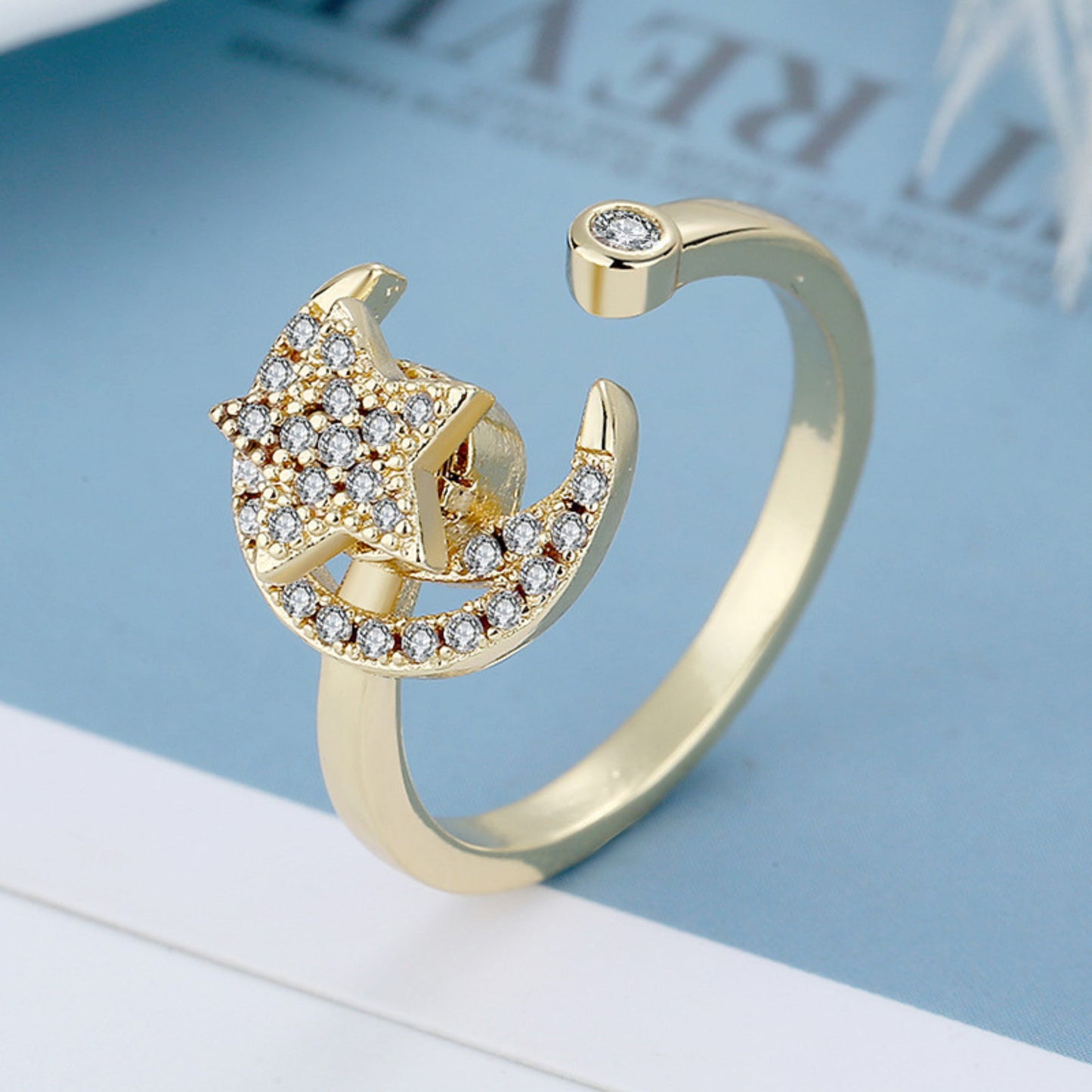 Moonstar Fidget Ring