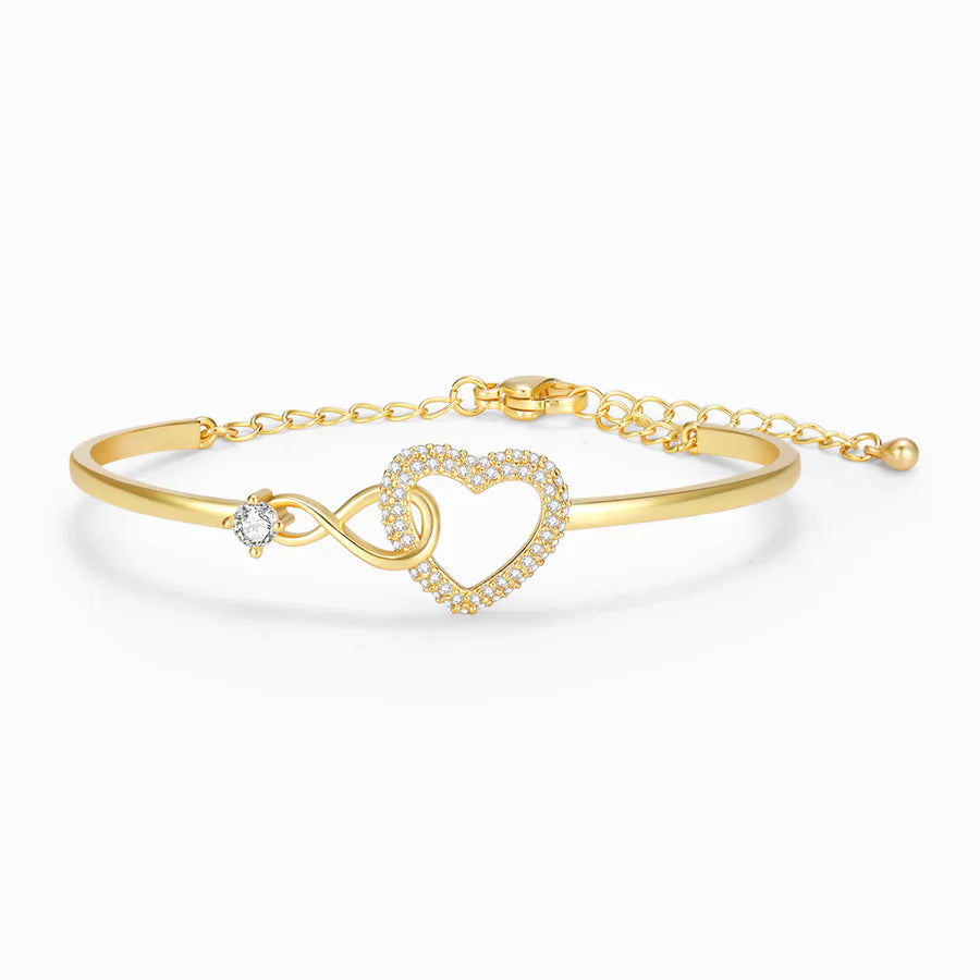 To My Daughter – Infinity Heart Bracelet