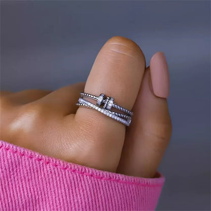 An meine Tochter – Fidget Ring – 925 Sterling Silber