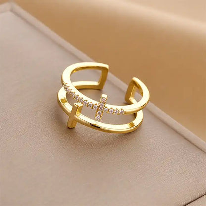 Double Cross Ring For Daughter – Pray Through it