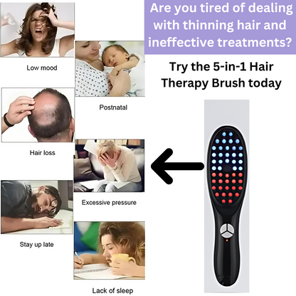 5 in 1 Hair Therapy Brush + Free Gift